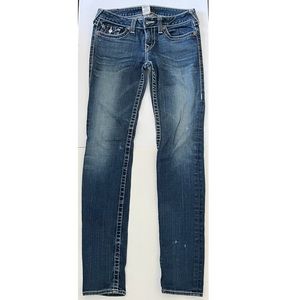 True Religion Women’s Jeans White Stitching Medium Washed | Size: 29